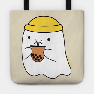 Bubble Tea Ghost Tote