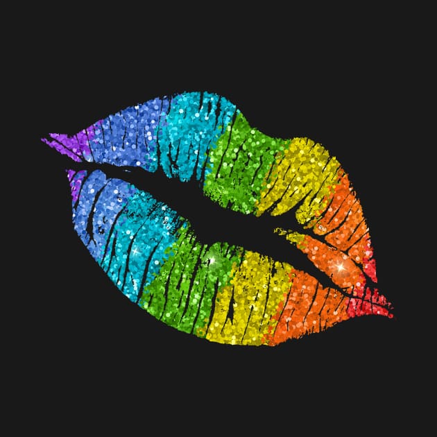 Mardi Gras Kiss Lips by nakos