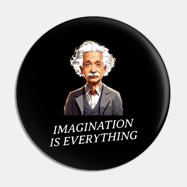 Albert Einstein Pin by BishBashBosh