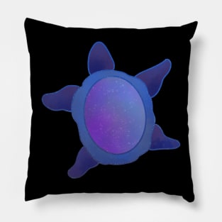 Purple Space Turtle Pillow