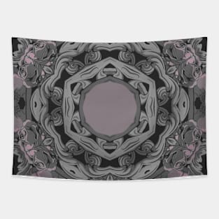 Skull Mandala Gothic Print Tapestry