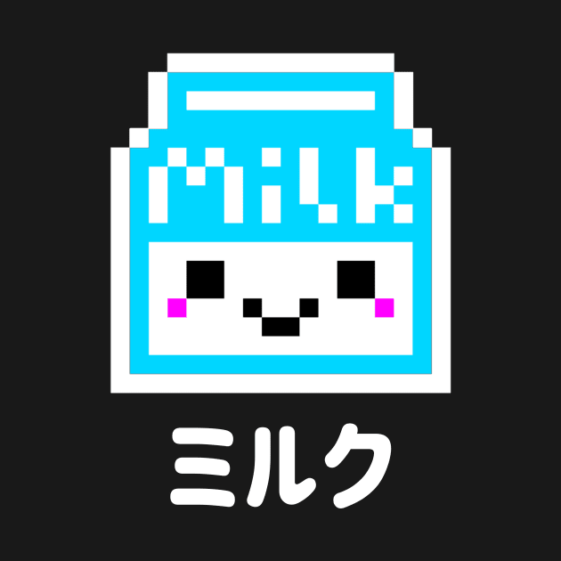 Japanese Pixelate Milk by ChapDemo