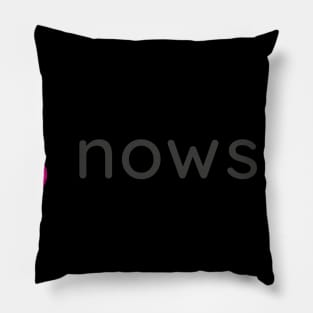 nowsite with logo Pillow