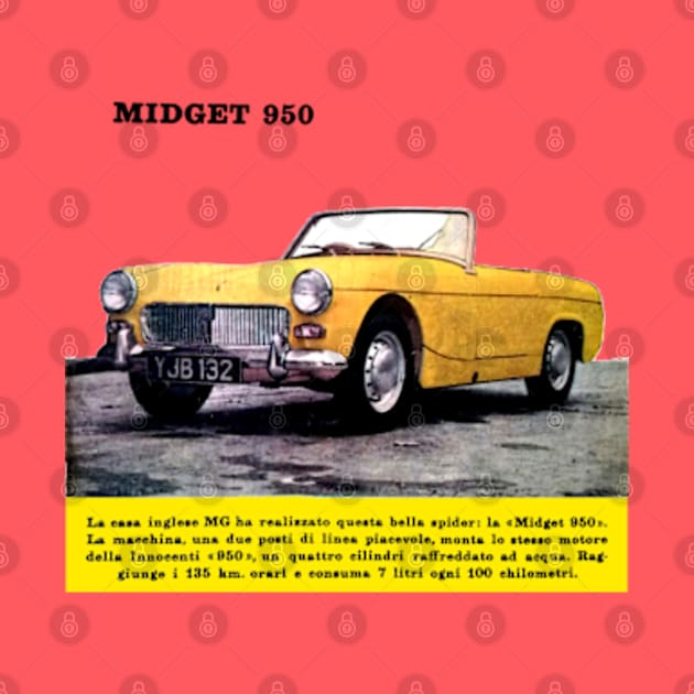 MG MIDGET - advert by Throwback Motors