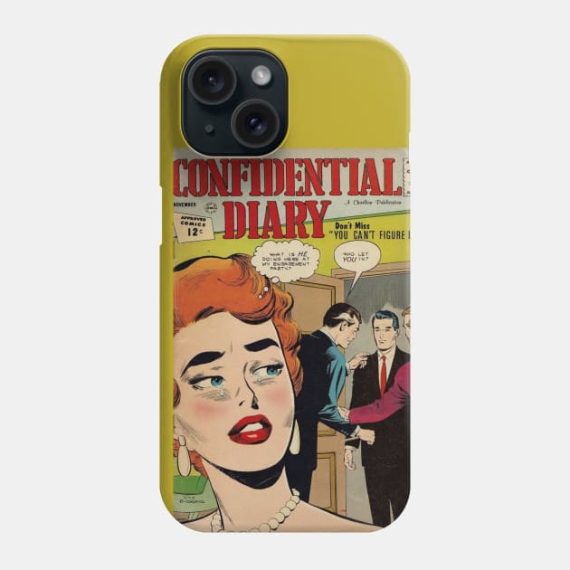 Confidential Diary Phone Case by Slightly Unhinged