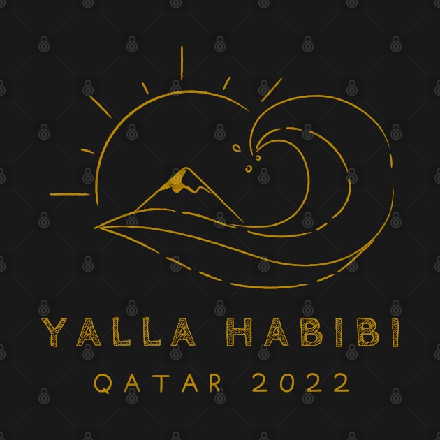 yalla habibi- Qatar 2022 - wave, sun, surf, mountain by habibitravels