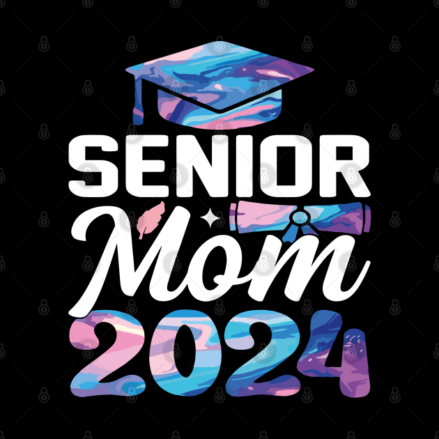 SENIOR MOM 2024 Celebratory DESIGN for Proud Mothers by Wanderlust Creations