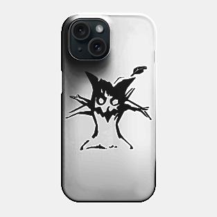 Forest Keeper minimal silhouette white Phone Case