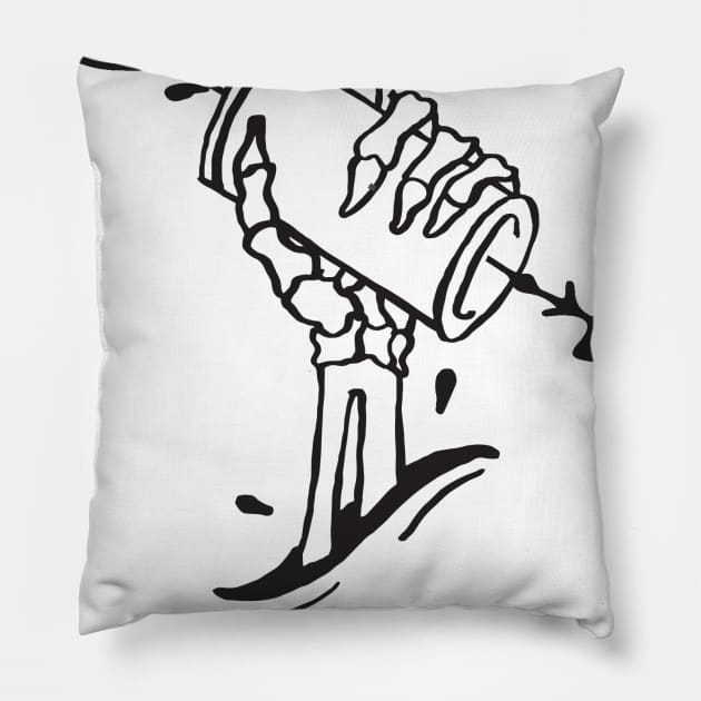 Elf shot the food so now I'm DEAD! Pillow by Edward L. Anderson 