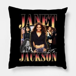 Janet Jackson Vintage Tour Concert Pillow