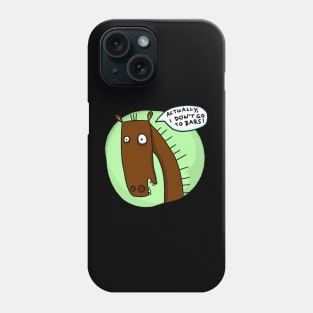 funny horse Phone Case