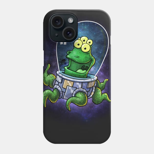 Alien UFO combo Phone Case by Bleee