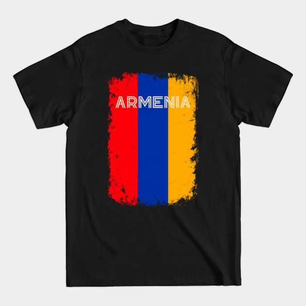 VINTAGE ARMENIA NATIONAL FLAG - Armenia Flag - T-Shirt VINTAGE ARMENIA NATIONAL FLAG - Armenia Flag - T-Shirt
