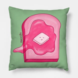 Toast in PINK Pillow