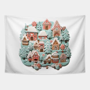 Christmas village biscuit Tapestry