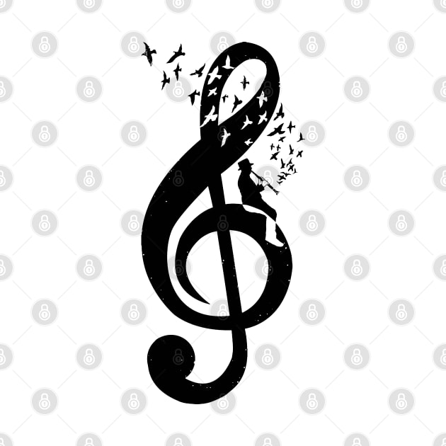 Treble Clef - Clarinet by barmalisiRTB