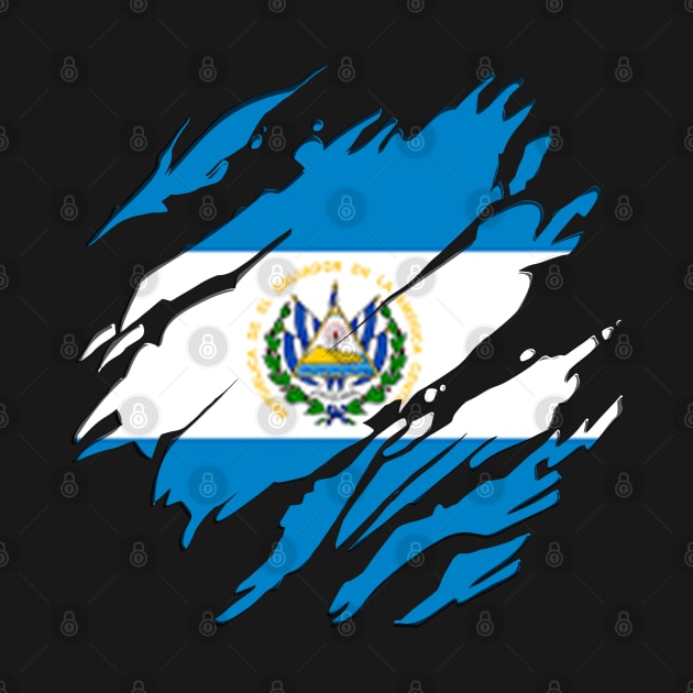 Proud El Salvador Flag, El Salvador gift heritage, Salvadorian girl Boy Friend Salvadoreño by JayD World