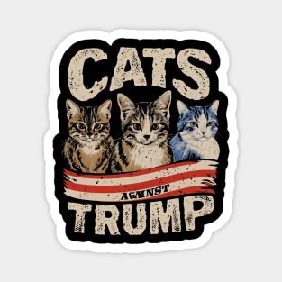 Cats Against Trump, Funny Cat Magnet