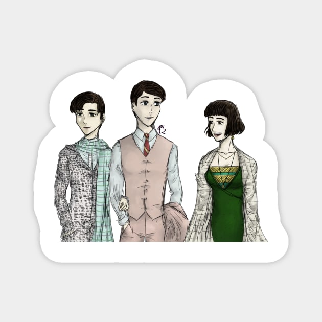 Brideshead Magnet by anico-art