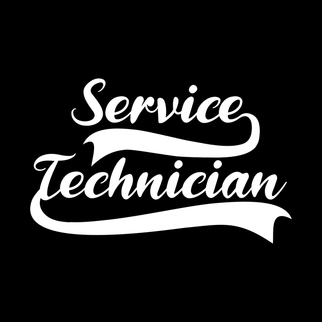 Service Technician - Maintenance Repairman Gift by BlueTodyArt