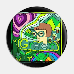 a green imagination Pin