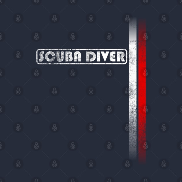 Scuba Diver (distressed) by TCP