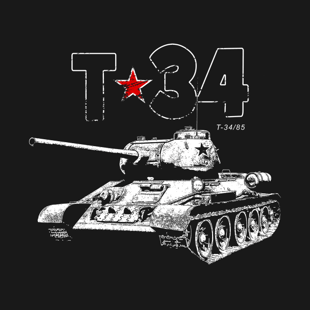 T-34-Tank-Soviet Union-War-WW II by StabbedHeart