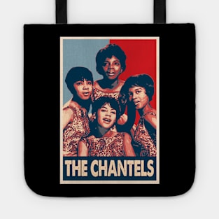 Nostalgic Notes Chantel Band T-Shirts, Wear the Melody of Doo-Wop Royalty with Grace Tote