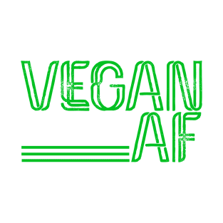 Vegan AF, Funny Vegan Christmas Gifts 2023 T-Shirt