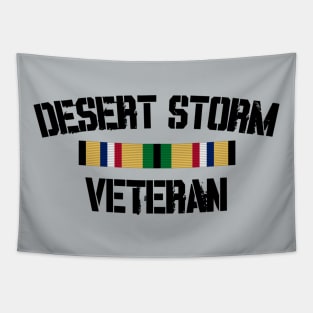 Desert Storm Veteran Pride Cat Gulf War Service Ribbon Tapestry