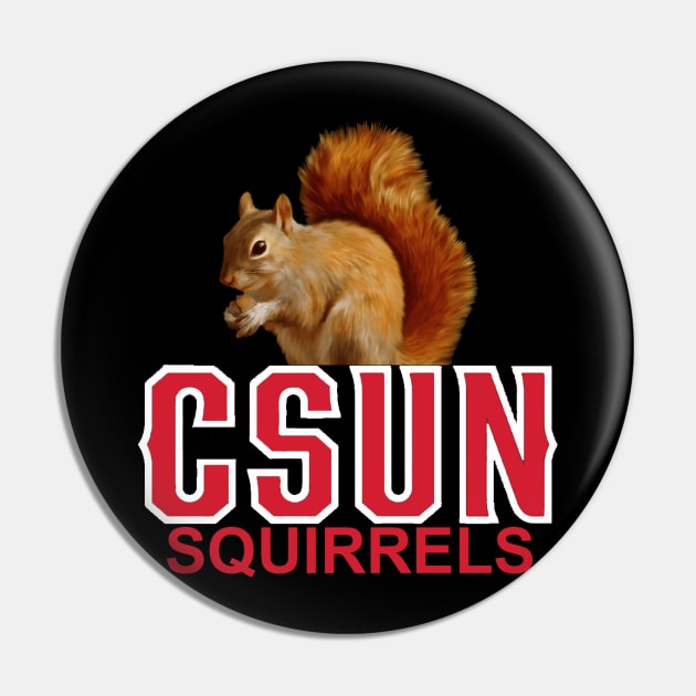 CSUN Squirrels Pin by kelleesi