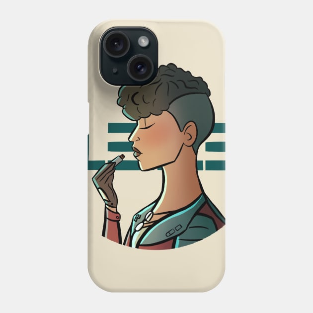 Lipstick Trace Martez Phone Case by Lipstick and Lightsabers