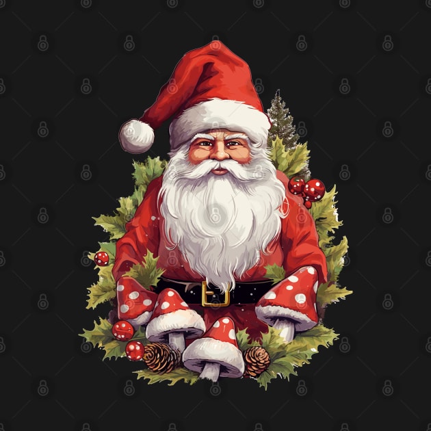 Cottagecore Santa by Retroprints