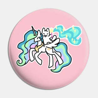 Princess Celestia Kitty Pin