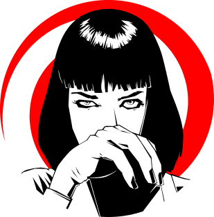 pulp fiction uma thurman Magnet