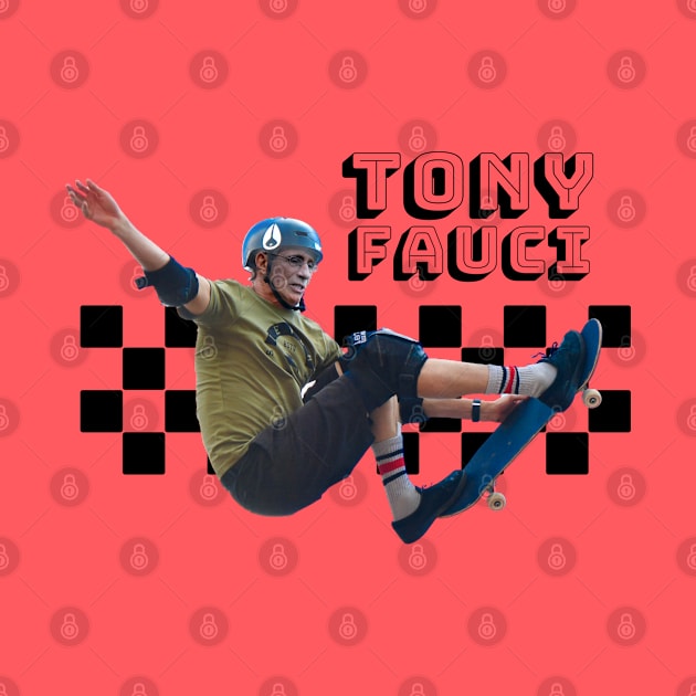 Tony Fauci - Athony Fauci as a Pro Skater by CursedContent