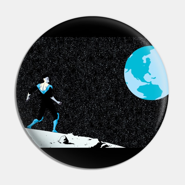 invincible on the moon Pin by super villain