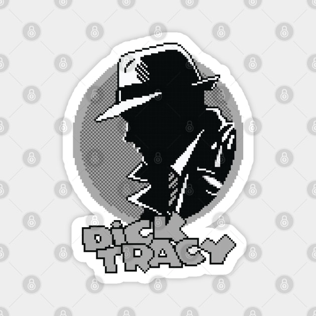 Dick Tracy Silhouette Magnet by inotyler