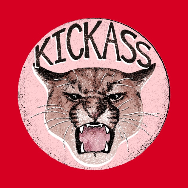 Kickass Large Cat Roaring by Annelie