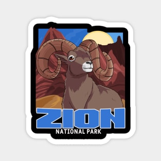 Zion National Park Bighorn Sheep Magnet