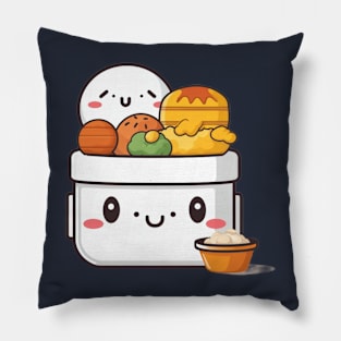 kawaii bento sushi T-Shirt cute  funny Pillow