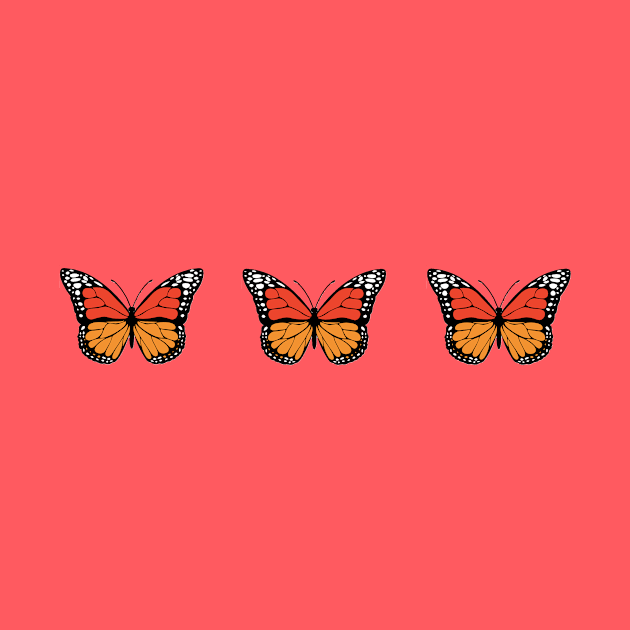 Three butterflies by DEMON LIMBS