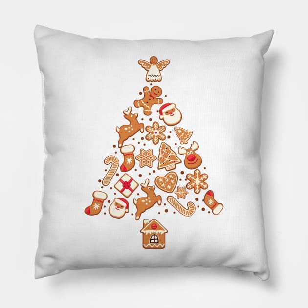 Funny Baking Team Men Women Kids Baking Ugly Christmas Pillow by KsuAnn