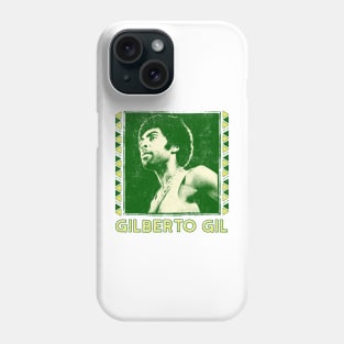 Gilberto Gil / Retro Original Fan Art Design Phone Case