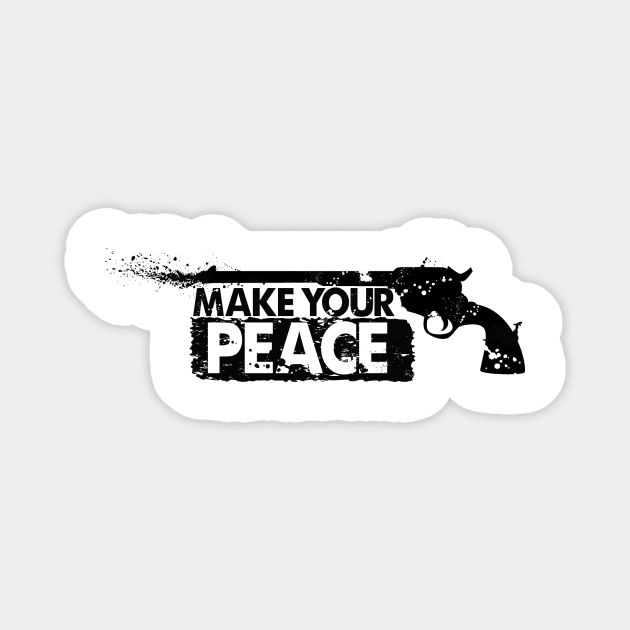 Make-Your-Peace Magnet by Alicorns_and_Devilhorns