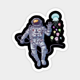 Astronaut Jellyfish Magnet