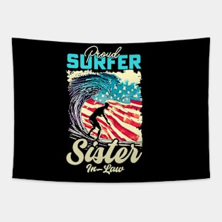 Proud Surfer Sister-in-law Tapestry