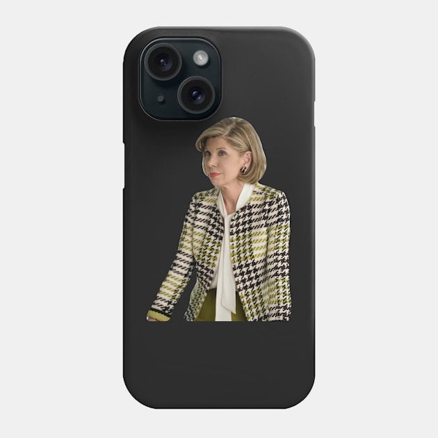 Diane Lockhart The Good Fight Phone Case by baranskini