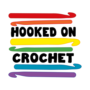 Hooked on Crochet Rainbow T-Shirt