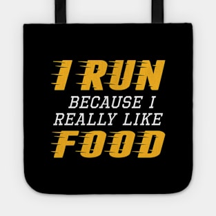 I Run Food Tote